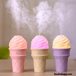 Ice Cream Design LED Humidifier For Freshening Air & Fragrance (Multicoloured)