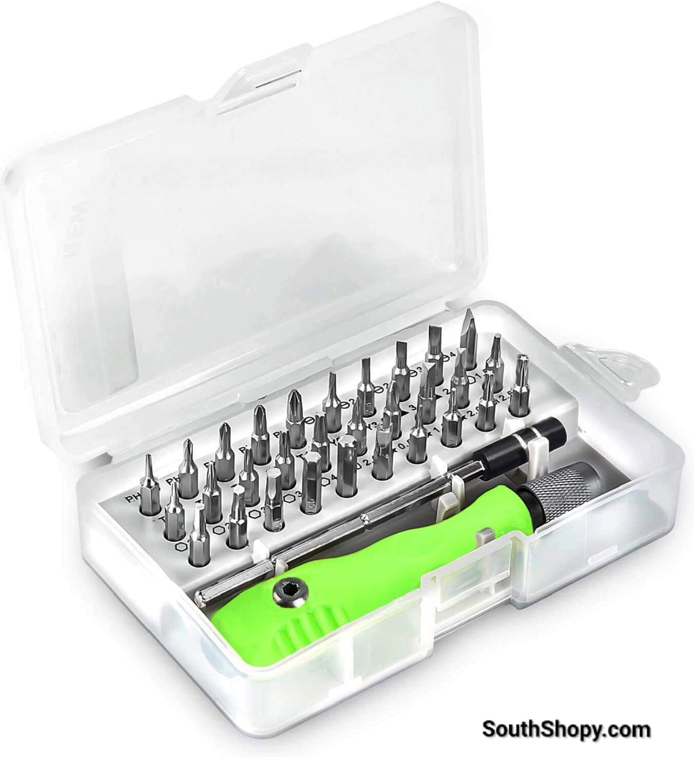 32 In 1 Mini Screwdriver Bits Set With Magnetic Flexible Extension Rod