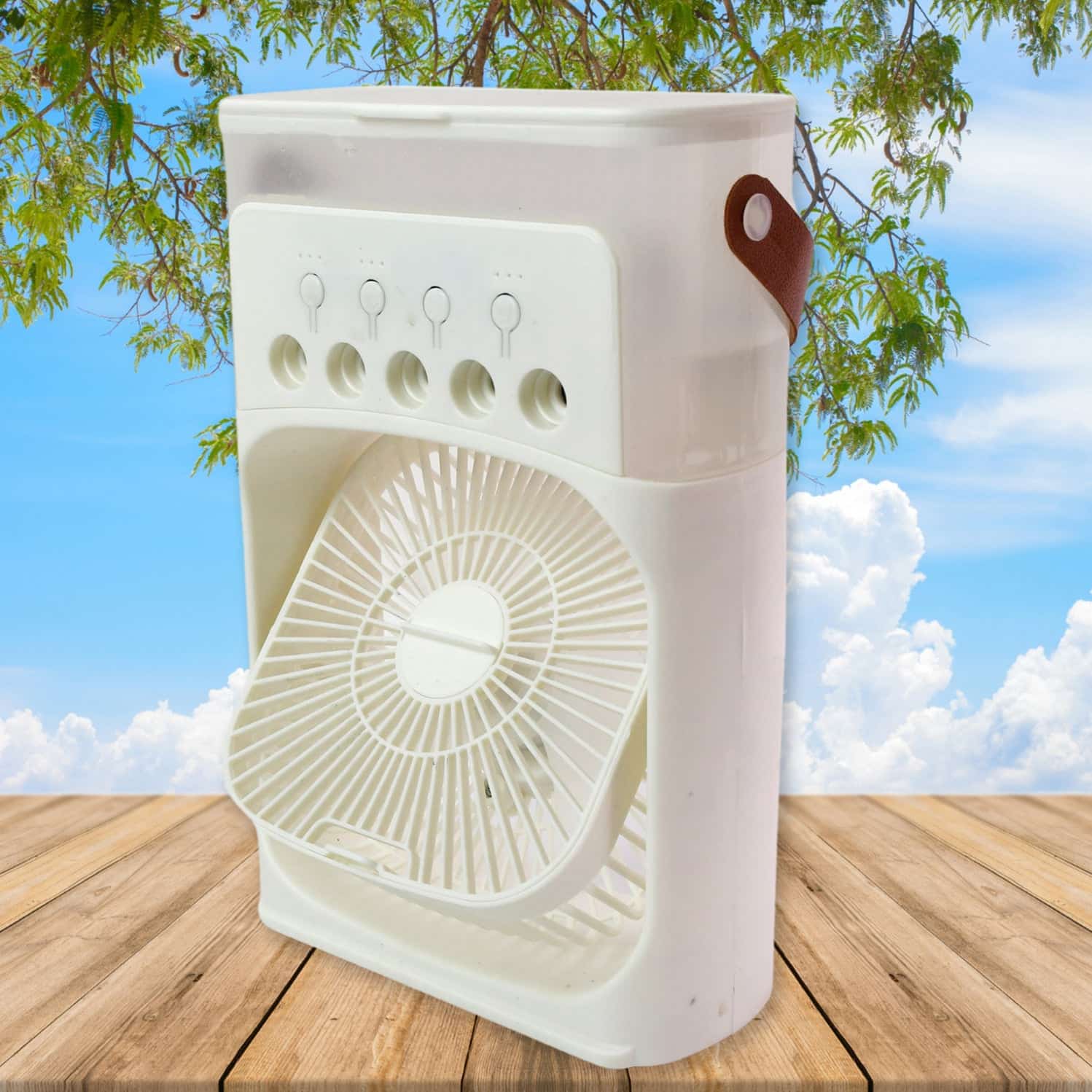 2 in 1 mini Portable Fan with Humidifier, mini air cooler