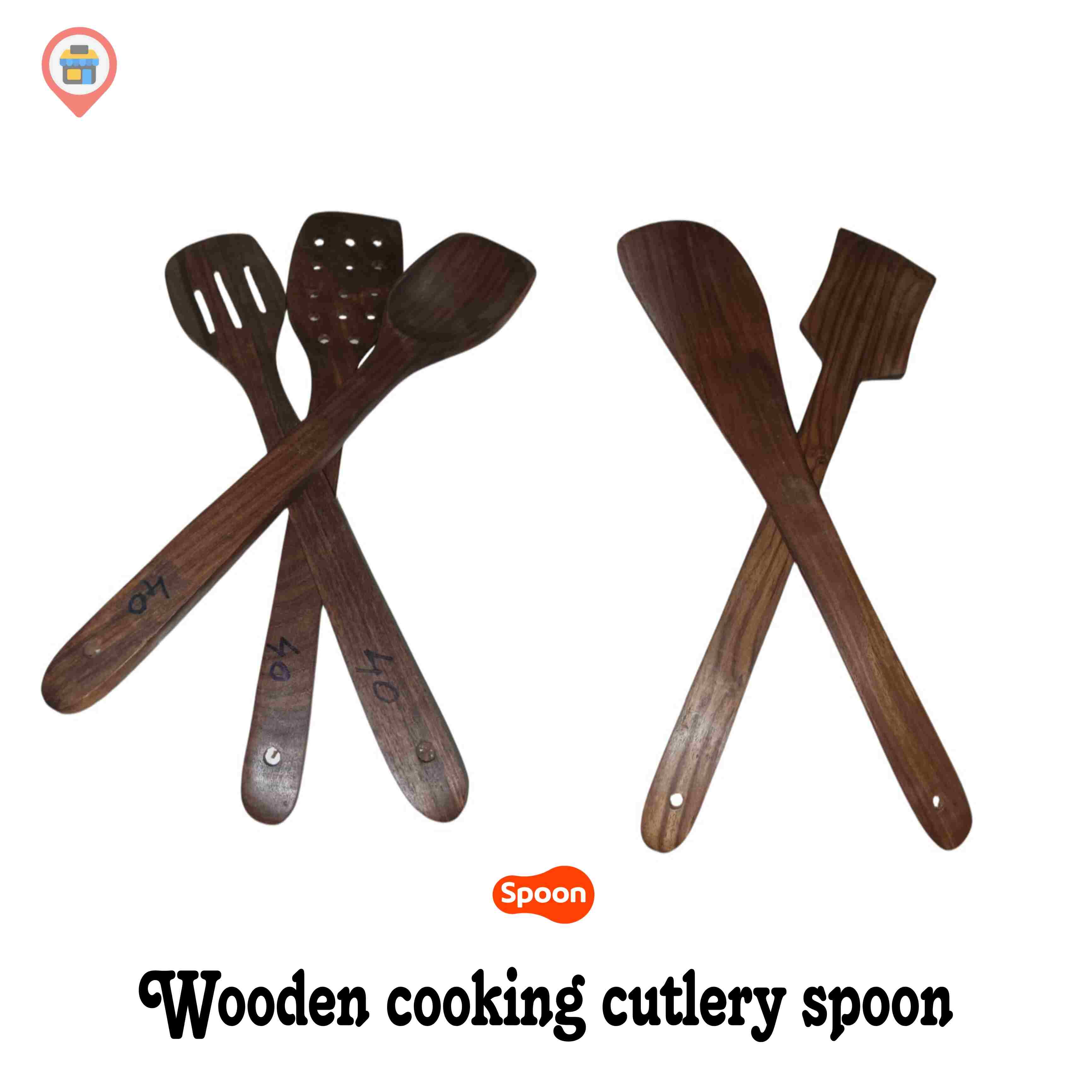 Wooden Cutlery Kitchen Spoons