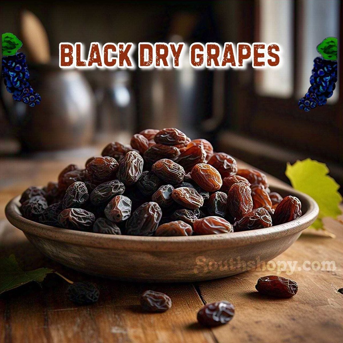 Black Raisins , Black Dry Grapes | Ularntha Karuppu Thiratchai