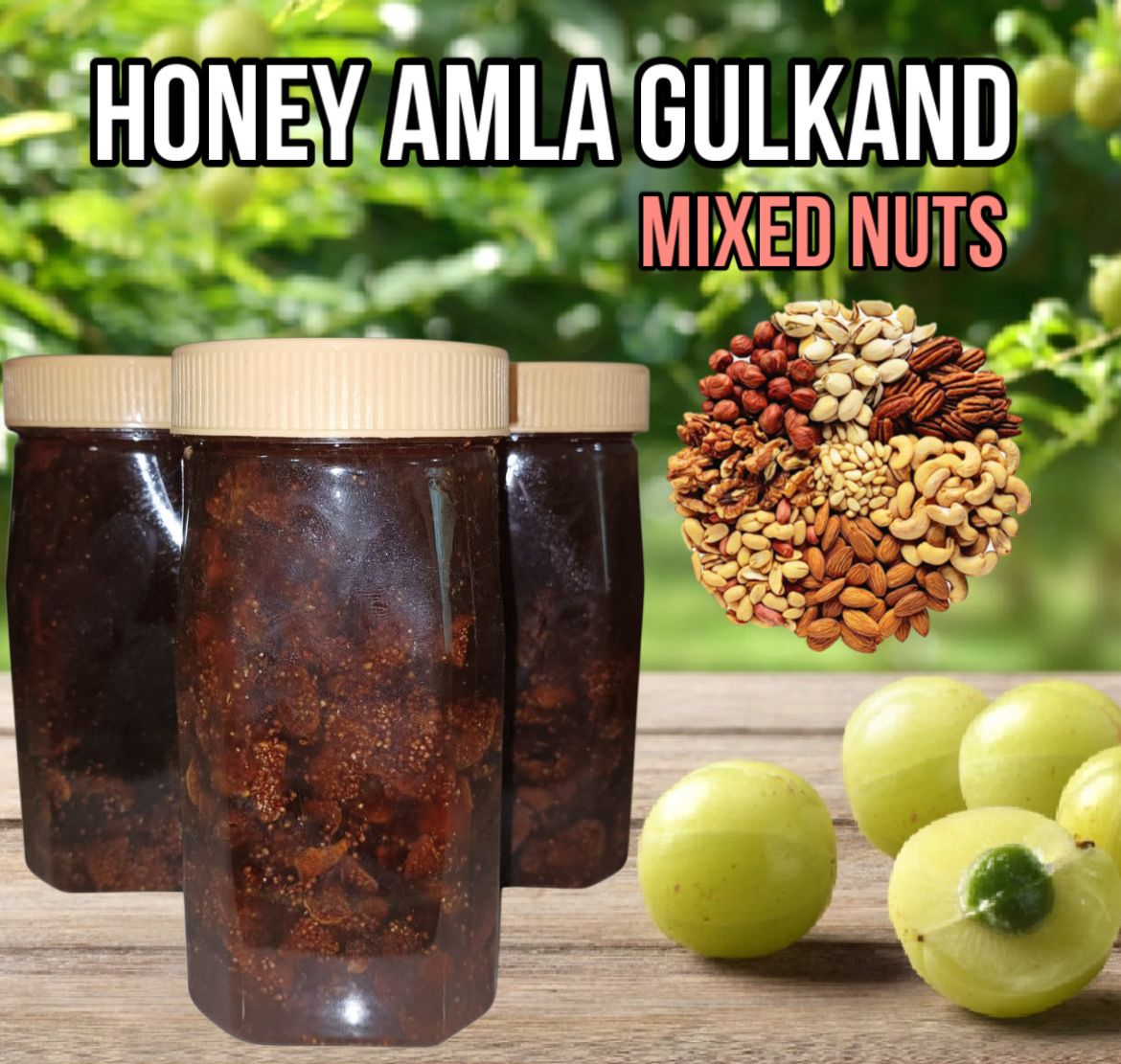 Honey Amla Gulkand Mixed Nuts | Then Nelli Gulkand Mixed Nuts